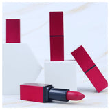 5 Colors Matte Red Square Tube Lipstick