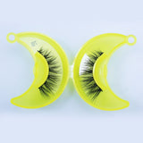 False Eyelashes 1 Pair With Yellow Moon (Mink hair)