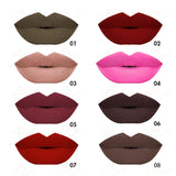 8 Colors Gradient Square Tube Liquid Lipsticks