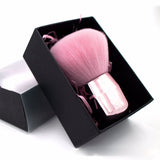 Short Handle Single Loose Powder Makeup  Brush with Gift Box / Pink Makeup Brush