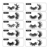 False Eyelashes 1 Pair With Square Pink Box(Mink hair)