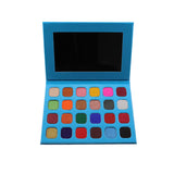 24 Colors Blue Eyeshadow Palette - MSmakeupoem.com