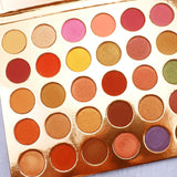 New Arrival 30 Color Bright Rose Eyeshadow Palette / Shimmer Vegan Eyeshadow Custom Logo