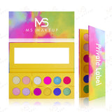 13 Colors Night Luminous Eyeshadow Yellow Palette - MSmakeupoem.com