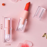 10 Color No Logo Lipsticks Matte / Crystal Square Tube Lipstick Customization