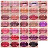 34 colors Pink leaf gradient tube lip gloss（#23-#34）