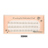 Single Cluster Three Row Natural Simulation Single False Eyelashes