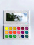 18 Colors White Eyeshadow Palette - MSmakeupoem.com