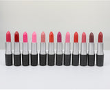 12 Colors Bullet Lipsticks - MSmakeupoem.com