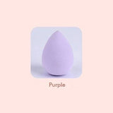 7 color drop-shaped beauty egg (with round clear plastic box)