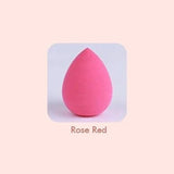 7 color drop-shaped beauty egg (with round clear plastic box)